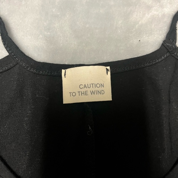Caution to the wind Black Cold Shoulder Dress - Picture 2 of 3